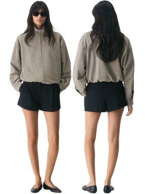 Babaton Black High-Waist Women's Tailored Shorts